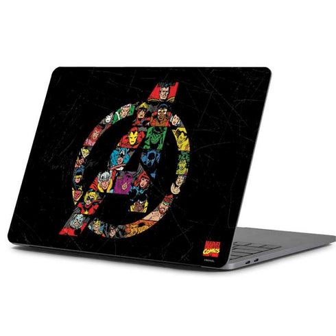 Marvel Classic Comics Avengers Logo Apple MacBook Pro 13-inch Skin